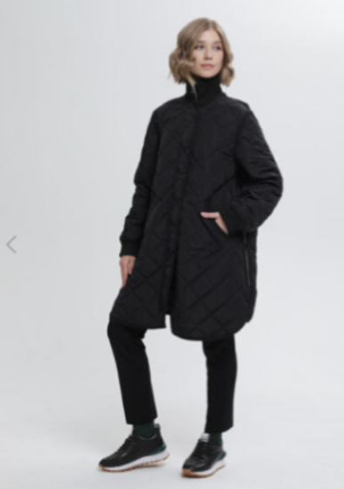 Пальто Tuffoni черное, P22010 TUF NERO