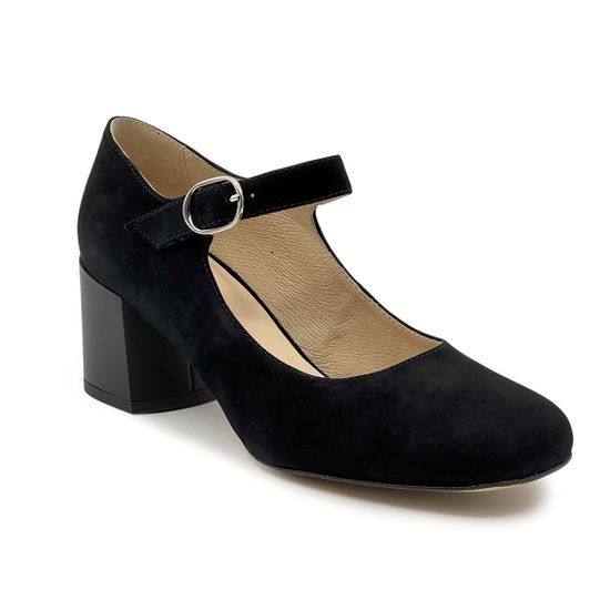 Туфли Мэри Джейн CV COVER замшевые черные - фото 2, 94501 COV CAM NERO