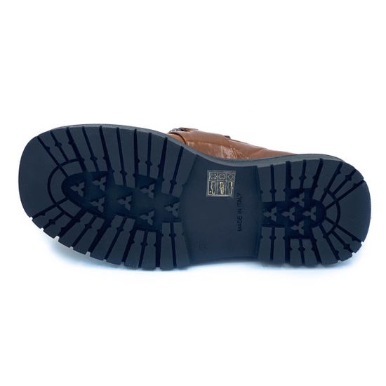 Лоферы 7AM коричневые кожаные - фото 4, AM21911 7AM MORO