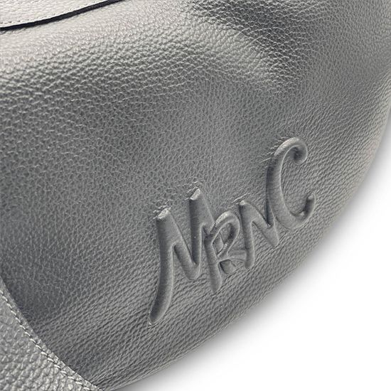 Сумочка-банан Marina Creazioni серая кожаная - фото 4, B5934 MC GRIGIO