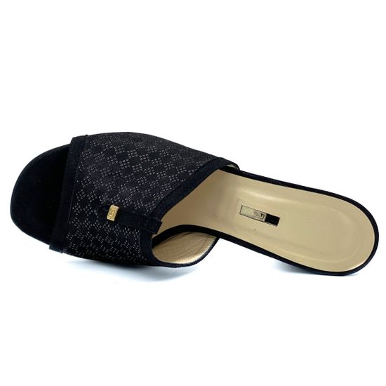 Сабо Giuseppe Mancini черные замшевые - фото 5, 