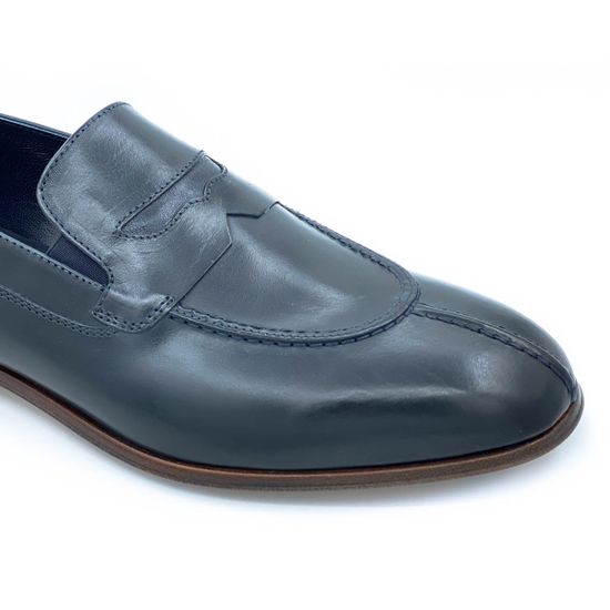Туфли Giampieronicola синие кожаные - фото 6, Z43402 GPN