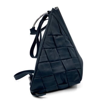 Сумка-рюкзак Renato Angi черная плетеная кожаная - фото 2, 2906081 RA NERO