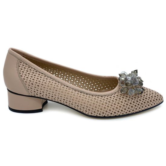 Туфли Donna Soft пастельно-розовые кожаные - фото 1, 