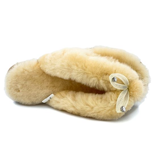 Меховые сланцы Lab Milano - фото 5, M12103 LAB BEIGE