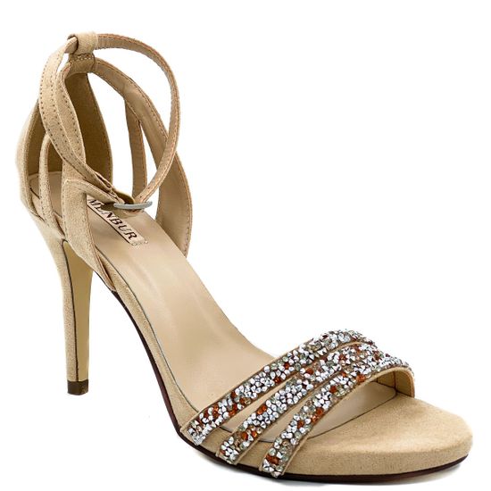 Босоножки Menbur кожа бежевая - фото 2, 