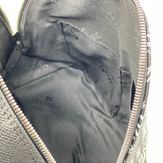 Рюкзак Marina Creazioni черно-белый кожаный - фото 5, B3956 MC NERO