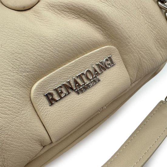 Сумка Renato Angi бежевая кожаная - фото 4, 3203611 RA BEIGE