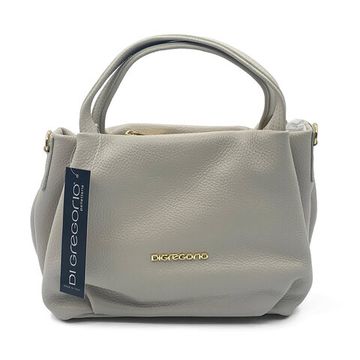 Сумка Di Gregorio светло-бежевая кожаная с кошельком - фото 1, 8810 DG BEIGE