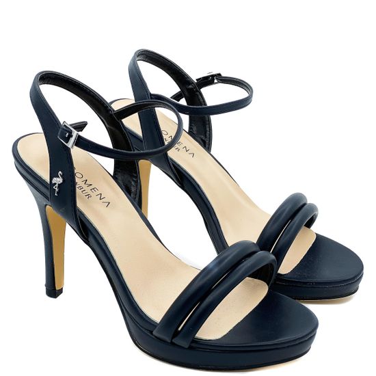 Босоножки Pacomena темно-синие кожаные - фото 7, 6991 PAC BLU