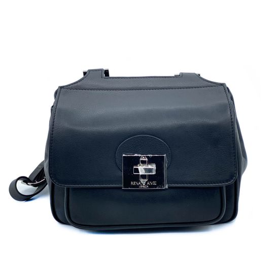 Сумка Renato Angi черная кожаная - фото 1, 