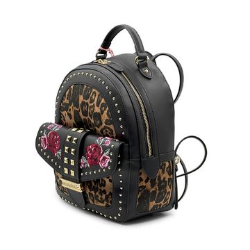 Рюкзак Braccialini черный кожаный - фото 2, B18604 BRA NERO