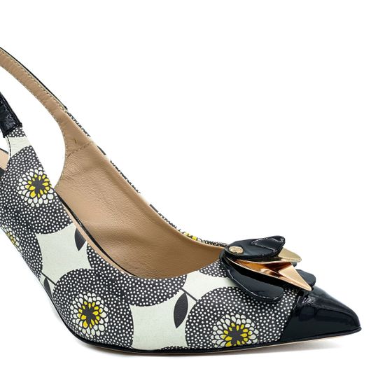 Босоножки Giada Gabrielli черно-серо-белые - фото 6, 