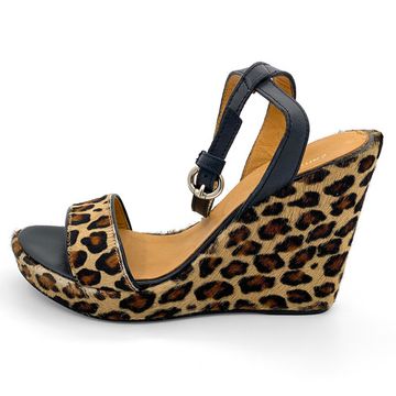 Босоножки Zamagni черно-коричневые пони - фото 1, 5260 ZAM