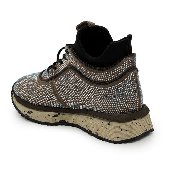 Кроссовки NILA&amp;NILA коричневые замшевые на меху - фото 3, NO6467M NIL MORO