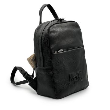 Рюкзак Marina Creazioni унисекс черный кожаный - фото 2, B7094 MC NERO