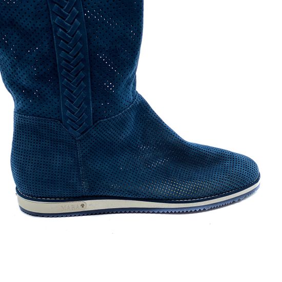 Полусапоги Mara синие летние - фото 5, 