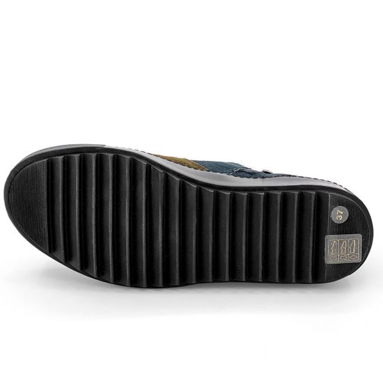 Ботинки Lab Milano черно-зеленые замшевые МЕХ - фото 4, A13309 LAB