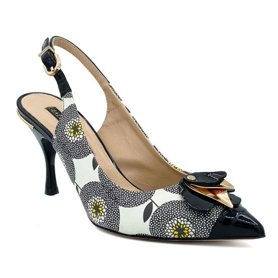 Босоножки Giada Gabrielli черно-серо-белые - фото 2, 