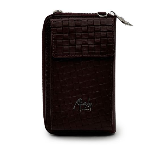 Мини-Сумка кросс-боди Renato Angi бордовая кожаная - фото 1, 2853817 RA BORDO