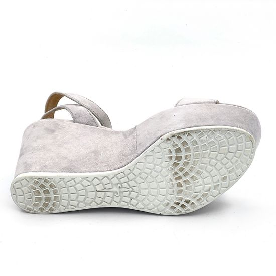 Босоножки Cesare Paciotti замшевые серые PERLA - фото 4, LLZD10W PA PERLA