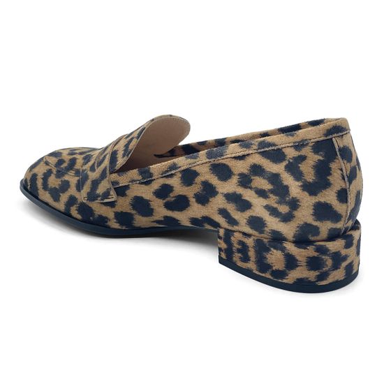 Лоферы CV COVER замшевые принт коричневый леопард - фото 3, 