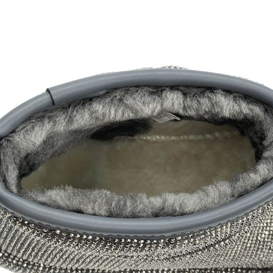 Ботинки угги TUFFONI серые замшевые на меху - фото 7, 1024046VF TUF GRIGIO