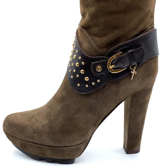 Сапоги Cesare Paciotti 4US коричневые демисезонные - фото 5, GLD1B PA