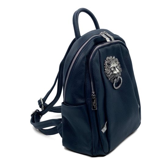 Рюкзак Renato Angi синий кожаный - фото 2, 