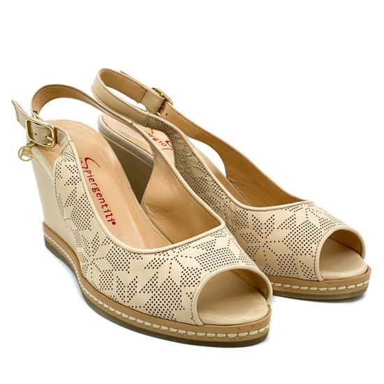 Босоножки Giorgio Piergentili бежевые - фото 7, 