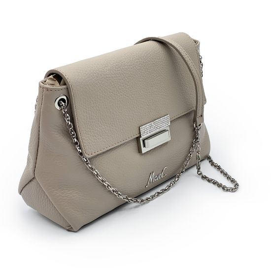 Сумочка Marina Creazioni бежевая кожаная - фото 2, B6227 MC MARMO