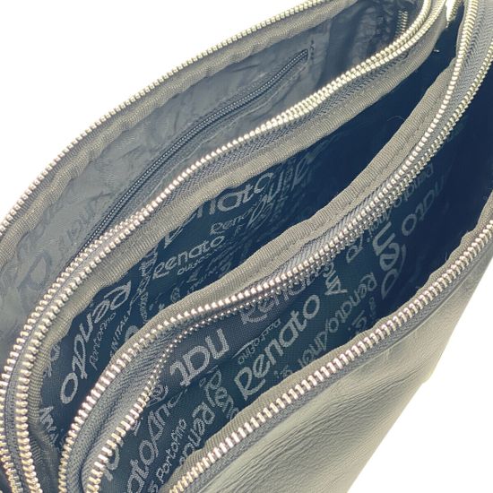 Сумка кросс-боди Renato Angi черная кожаная - фото 6, 