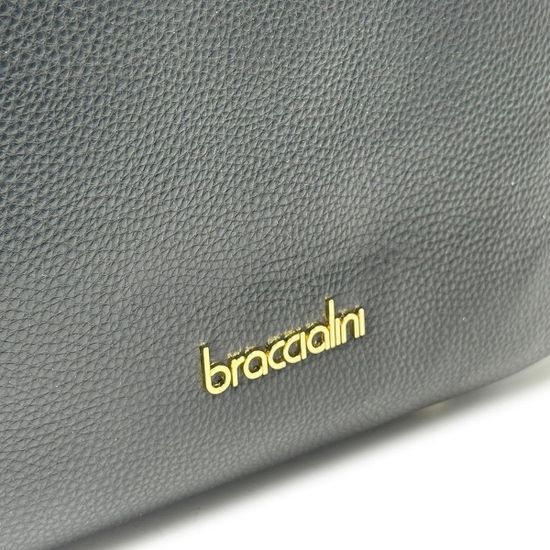 Рюкзак Braccialini черный кожаный - фото 4, B18644 BRA NERO