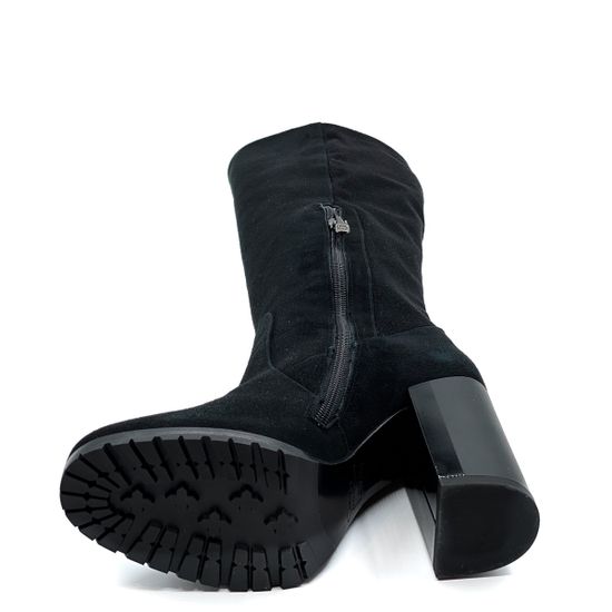 Сапоги Giorgio Piergentili замша черная байка - фото 4, 356 GP CAMOSCIO