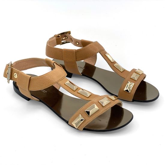 Босоножки Renzi кожаные коричневые canguro - фото 6, 