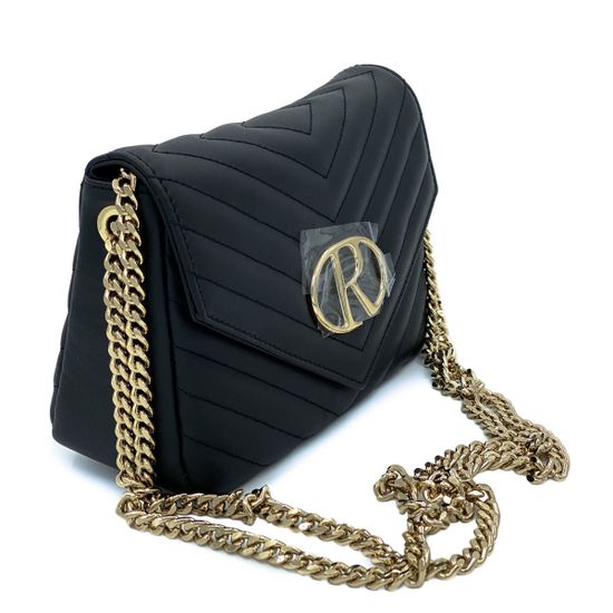 Клатч Ripani черный кожаный - фото 2, 