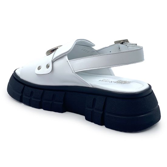 Сандалии NULA&amp;NILA белые кожаные - фото 3, NO1859 NIL BIANCO