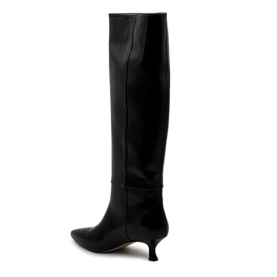 Сапоги Tiffi черные наплак демисезонные - фото 3, N829/50T TI