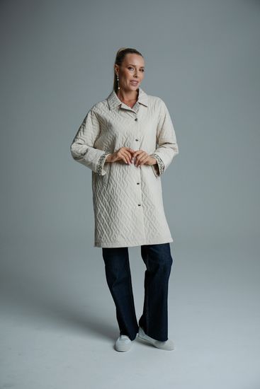 Плащ Tuffoni светло-бежевый - фото 3, 7726020C TUF CHIARO-BEIGE