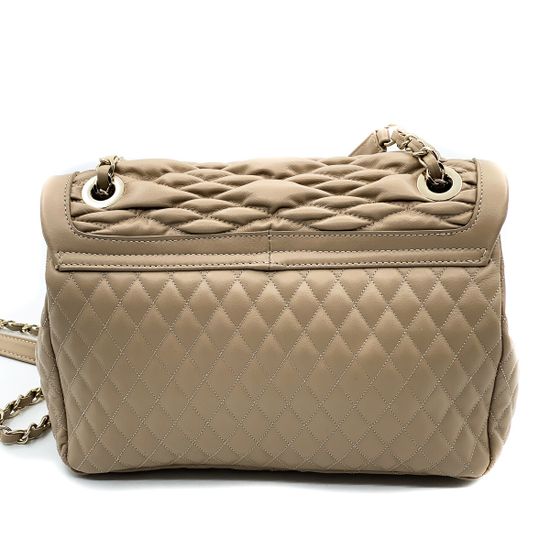 Сумка женская Valentino Orlandi бежевая кожаная - фото 3, 