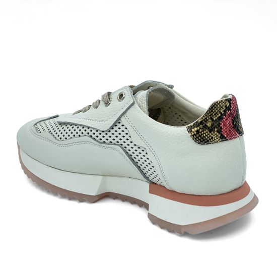 Кроссовки NILA NILA белые кожаные - фото 3, NO5813 NIL BIANCO