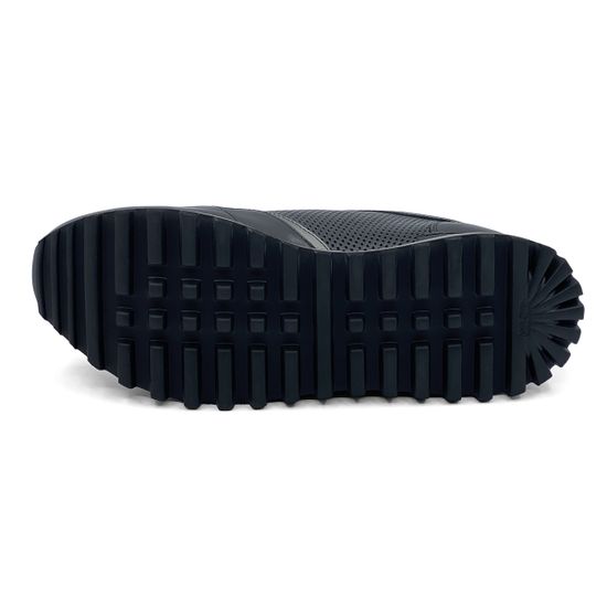 Кроссовки GiamPieroNicola черные кожаные с перфорацией - фото 4, C393136A GPN