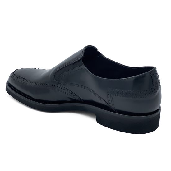 Туфли Bruno Antolini черные кожаные демисезонные - фото 3, 97871 BA NERO