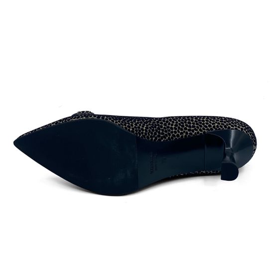 Туфли MOTCLE бежевые(принт жираф) замшевые - фото 4, 