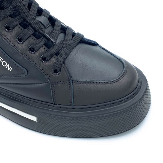 Ботинки Tuffoni черные кожаные МЕХ - фото 6, 3622002LF TUF NERO