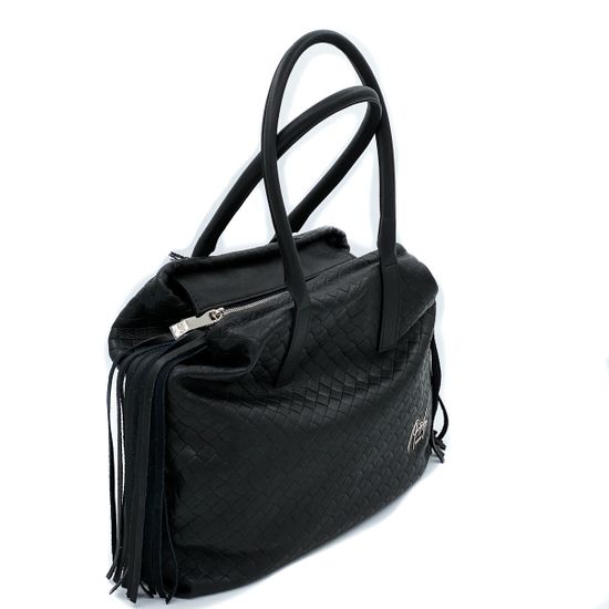 Сумка женская Renato Angi черная плетеная - фото 2, 2262817 RA