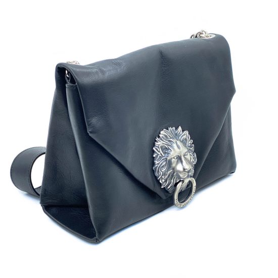 Сумка Renato Angi черная кожаная - фото 2, 