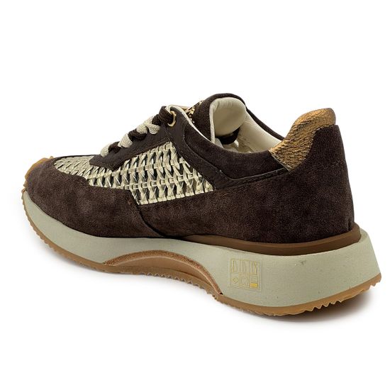 Кроссовки NILA&amp;NILA коричневые замшевые/кожаные - фото 3, NO9214 NIL MORO