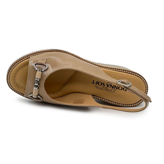 Босоножки Donna Soft бежевые наплак - фото 5, DS2306 DS BEIGE