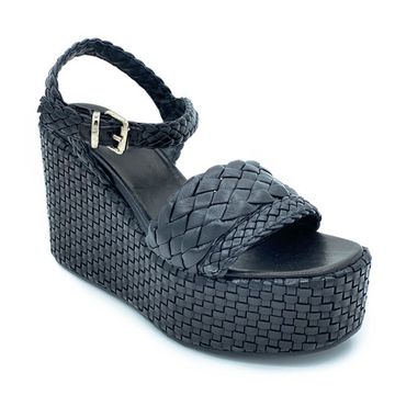 Босоножки Mimmu черные кожаные - фото 2, FGODIVA-5 MIM NERO